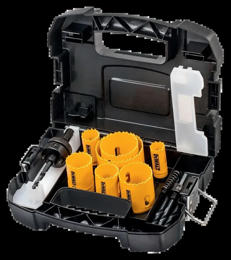 HSS BI-metal Electrician Hole Saw Set In Kitbox (11 Pc.)