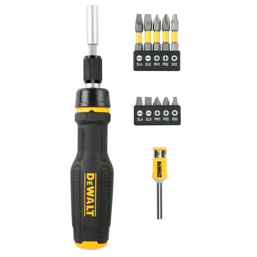 Full Fit Telescoping Multi-bit Ratcheting Screwdriver