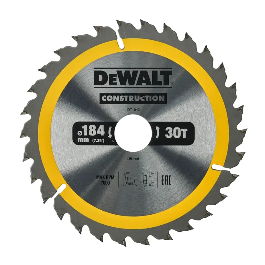 184mm x 30mm 30t Circular Saw Blade