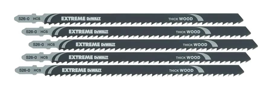 155mm T-shank HCS Jigsaw Blade Wood (t744d) (5 Pk)