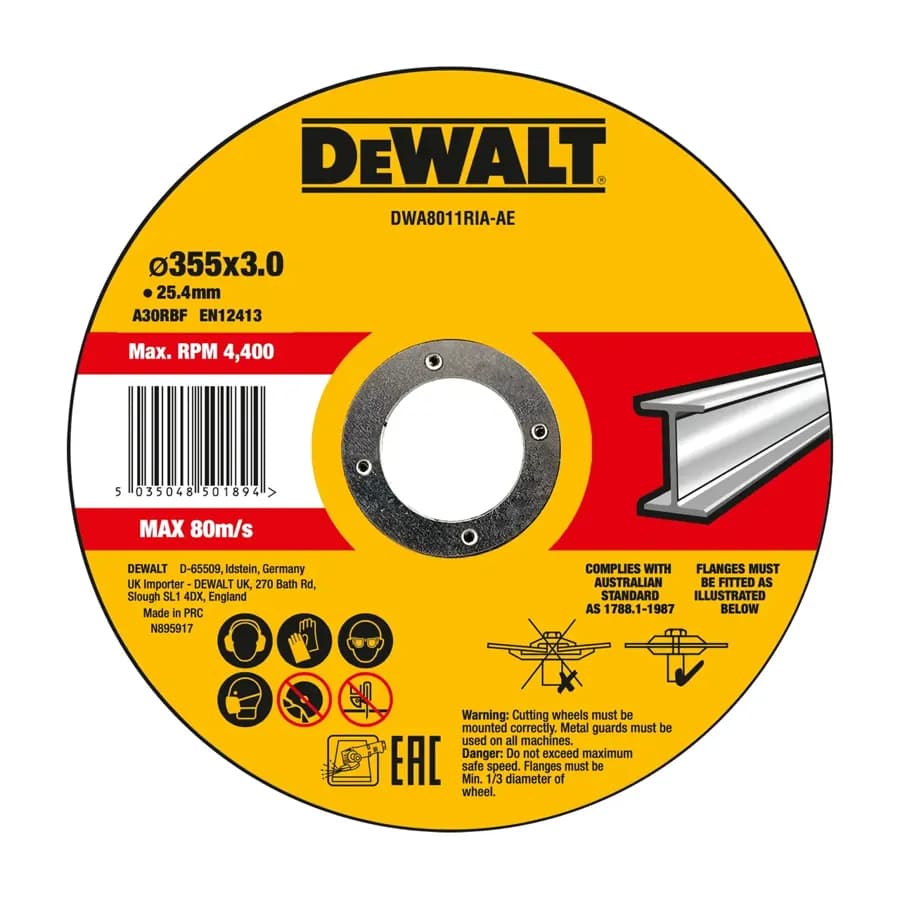 400mm x 3mm x 25.4mm Bonded Abrasive METAL Cutting Disc